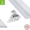 Hat 925 Sterling Silver Beads, Mystery Halloween Ornament Accessories Scc1621