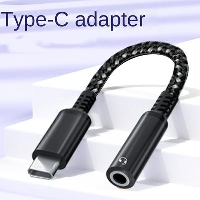 Аудиокабель Type-C 3 5 Jack Аудиокабель USB C на 3,5 мм Jack Адаптер для наушников/телефона