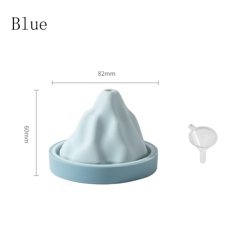 Пищевой силиконовый лоток для льда, форма для льда 6 см, повышенная форма для кубиков льда снежной горы