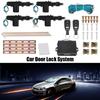 12V with 4 Door Lock Actuator Car Lock Door Locking Kit Remote Control Keyless Entry System