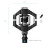 Ультралегкие контактные педали Crankbrothers Candy 7, Черный, 574609