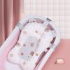 Rabbit Anti-Slip Bear Infant Bathtub Pad Newborn Bath Seat Shower Support Mat Baby Bath Cushion