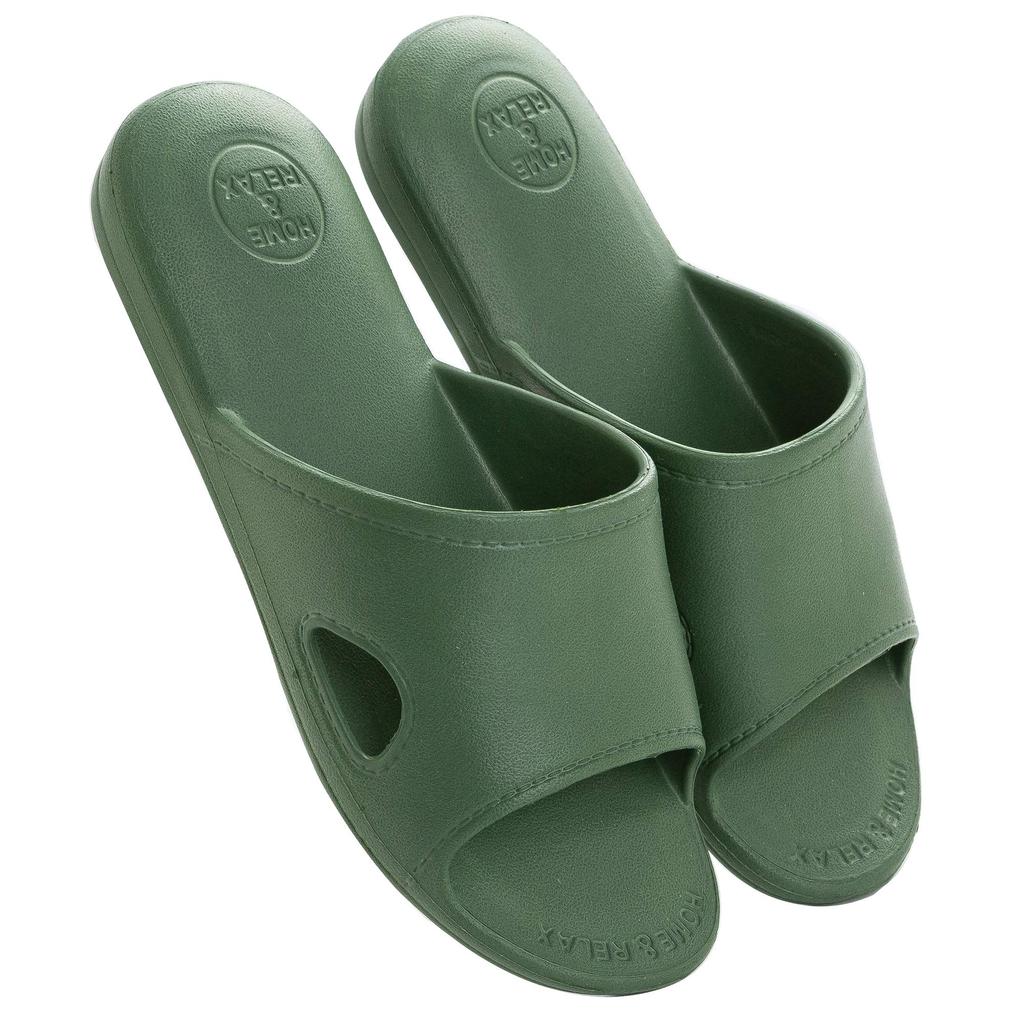 Nordic Perfect for Dark XL [mianshe] Ultra-Lightweight Sandals/Slippers, Hygienic, Comfortable, Non-Slip, Guests, Unisex, Green,