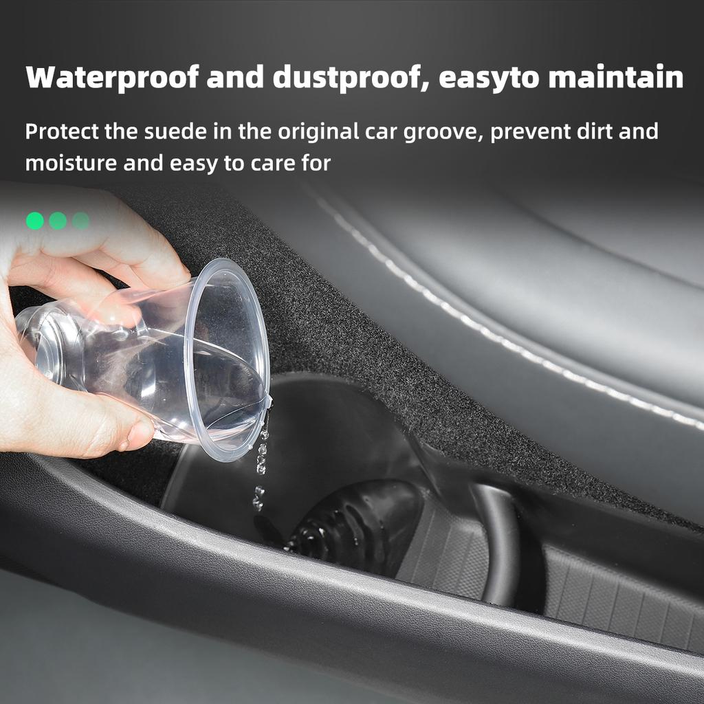 Автомобильный TPE дверной отсек для хранения, высокая боковая коробка для модели Tesla Y, слот для ворот, ящик для хранения, дверной боковой водонепроницаемый органайзер для ремонта