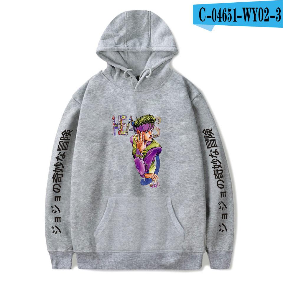 Cartoon Novelty Beautiful Cute JoJo's Bizarre Adventure print Hoodies Sweatshirts Men/Women Sweatshirt Fashion Casual Pullovers