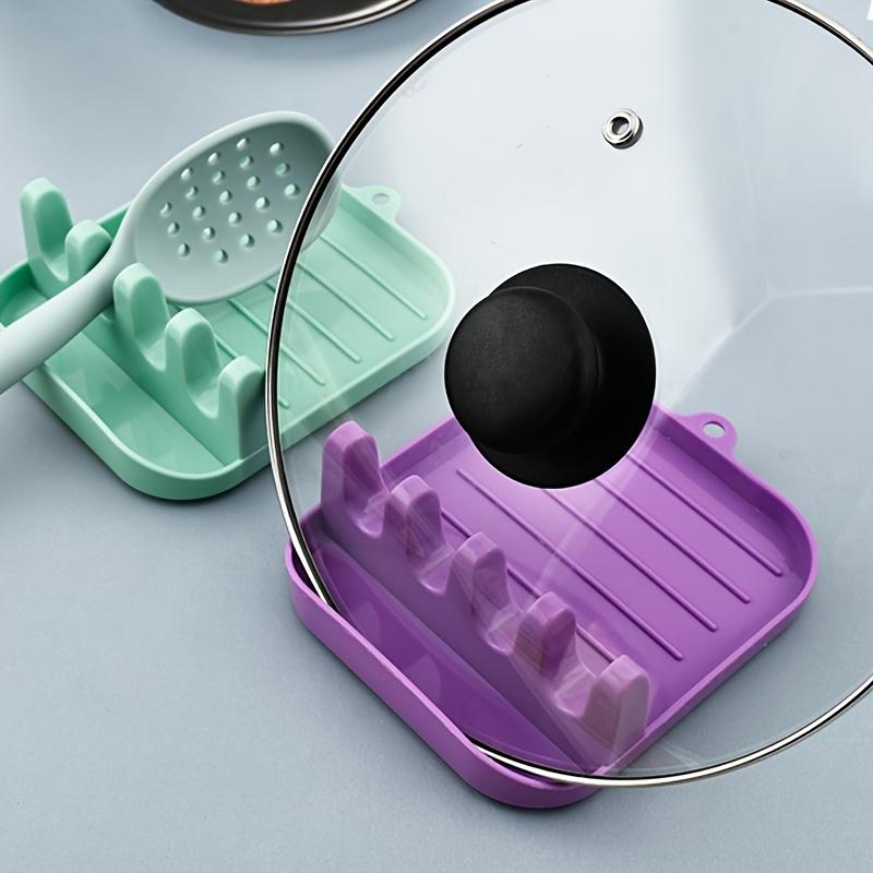 1pcs Spoon Rest, Multi-purpose Utensils Holder, Spoon Shovel Rack, Pot Cover Rack, Spatula Rack Shelf, Kitchenware Rack For Restaurant