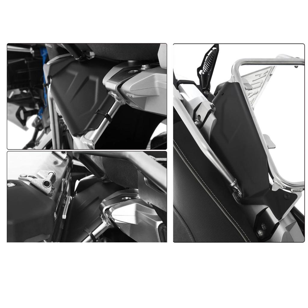 1 Pair Motorcycle Luggage Rack Splash Guard Shockproof Black Protective Cover Fit For R1250 GS R1200 LC
