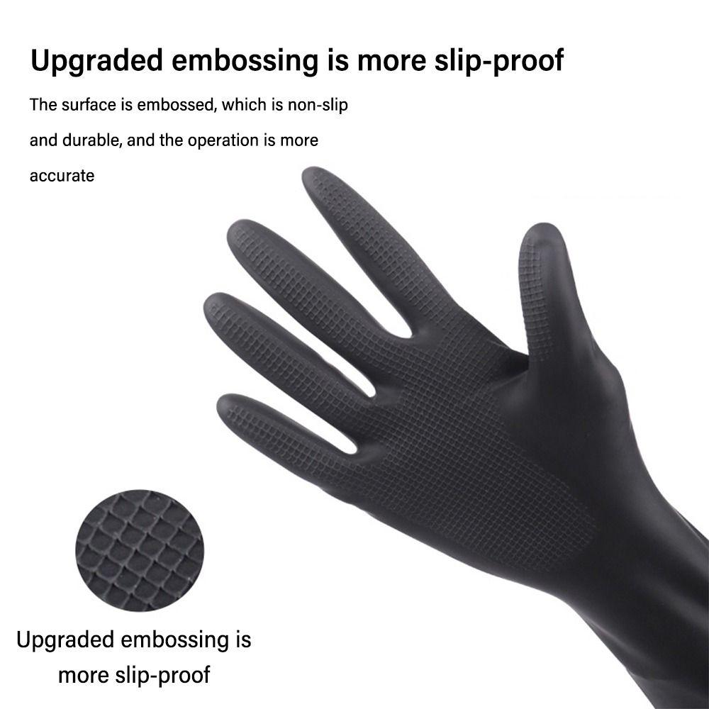 Black Work Gloves Multi-purpose Household Gloves Tool Latex Gloves  Unisex