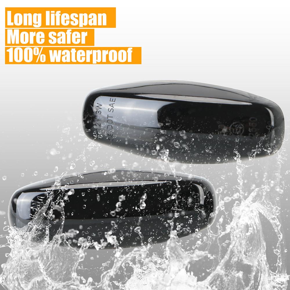 2 шт./компл. для Toyota Vios Yaris 2014-2019 динамический указатель поворота, боковой габаритный фонарь, индикатор проточной воды, автомобильные аксессуары