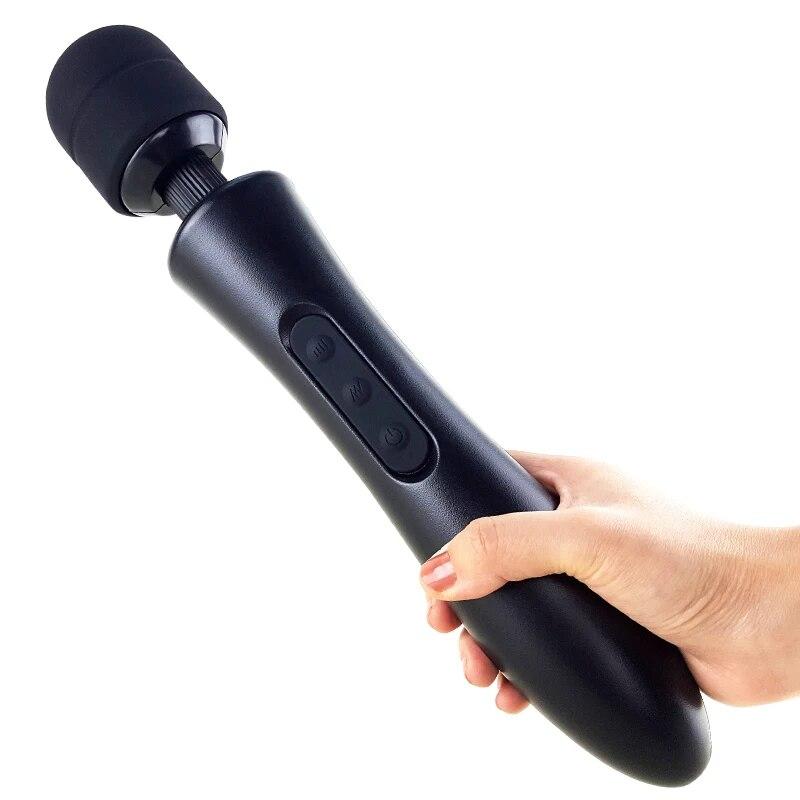 Мощная волшебная палочка-вибратор для женщин, большой AV-массажер для тела, стимулятор точки G, клитора, зарядка через USB, секс-игрушки для взрослых для женщин