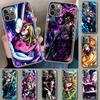 Крутой чехол для телефона JoJo's Bizarre Adventure для iPhone 11 12 13 Mini 14 15 Plus 16 Pro Max 17 Air 7 8 + SE Арт Индивидуальный Веселый