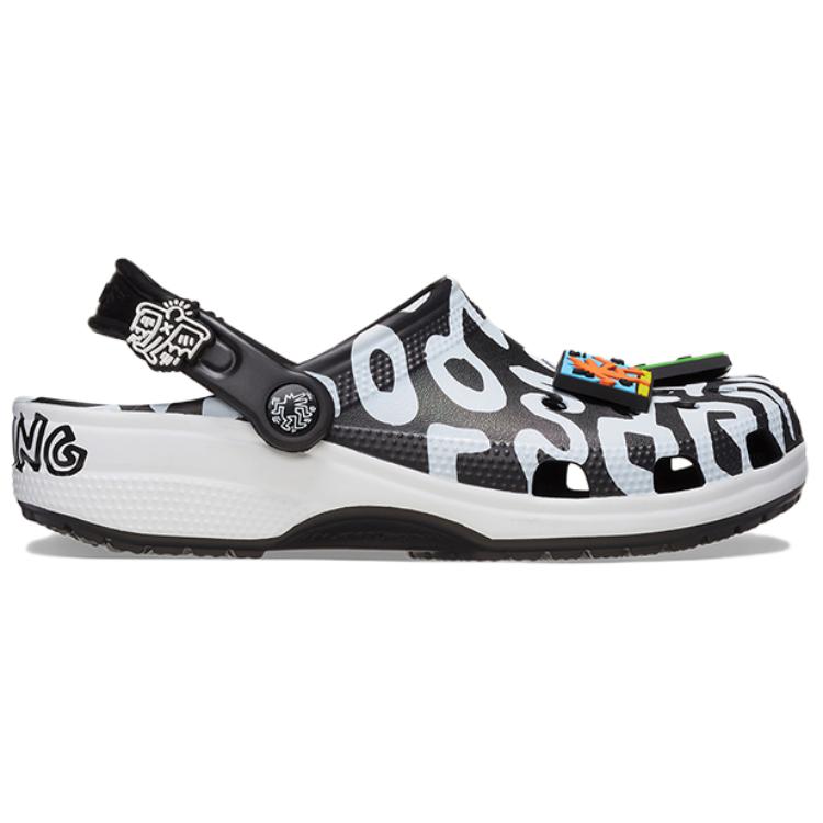 Crocs Кроссовки Classic Clog Keith Haring Unisex Black White 209488-001