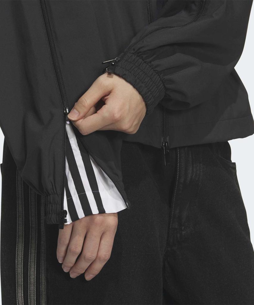 Adidas 3-Stripe Zip Track Top - Black / Hz0849