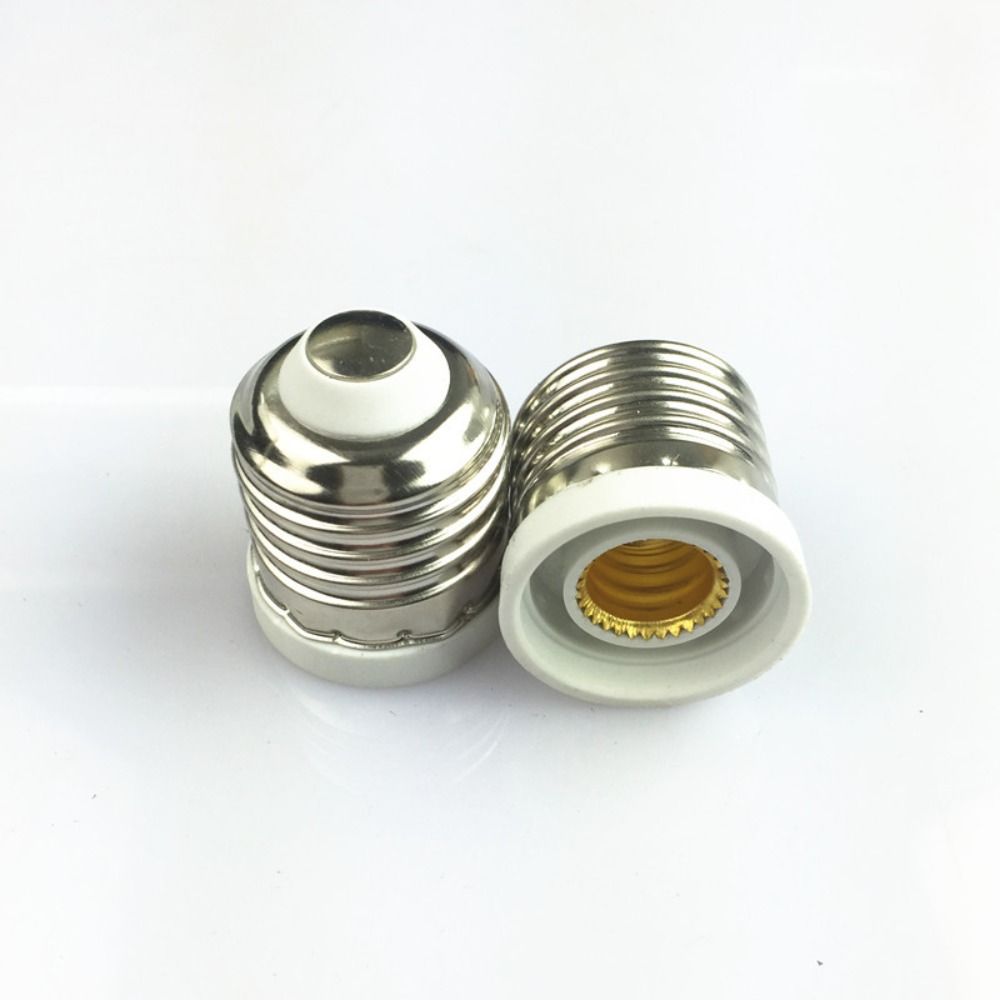 Plastic Light Bulb Socket Adapter Metal Converter E27 To E12 Lamp Base LED Bulb Lamp Light