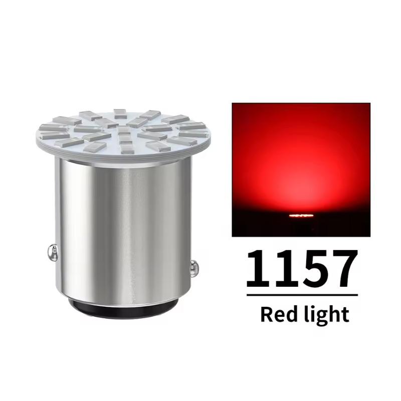 10 шт. 1156 BA15S 1157 BAY15D Светодиодные лампы Универсальные Canbus Автомобильная лампа Стоп-сигнал Задний габарит Указатель поворота Белый для Грузовика 24 В