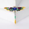 Fashion Enamel Oil Drop Dragonfly Brooch Simple Insect Pin Ladies Clothing Corsage Ornament