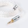 Yinyoo Earphone Cable 2pin KBEAR KBX4913 Pure Silver 8 Core Earphone Pure Silver Improved Sound Quality Earphone Cable Audio Earphone Upgrade Cable