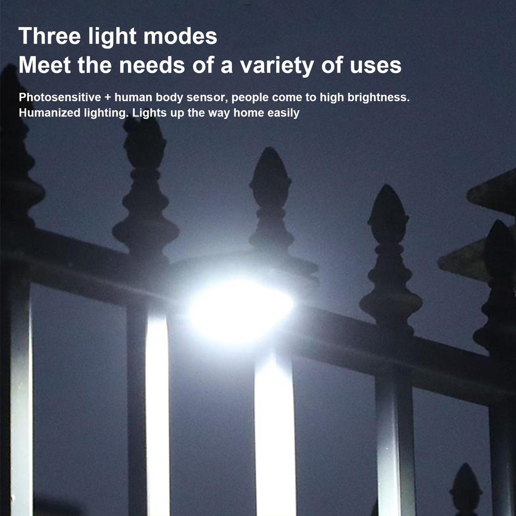 Outside Solar Powered Light  Waterproof Lights For Gutters Motion Sensor Security Lighting Waterproof Small Garden Decor