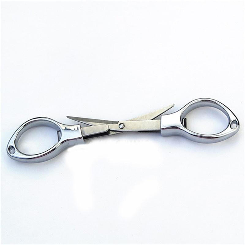 Ножницы в форме стаканов из нержавеющей стали Ножницы для рыболовной лески Складные дорожные ножницы Ножницы для рыболовной лески