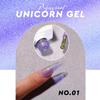 JTING New Trend 5colors Unicorn Glitter Gel Polish Collection High Shiny Unicorn Color Gel Nail Polish OEM/ODM Free Brand Custom