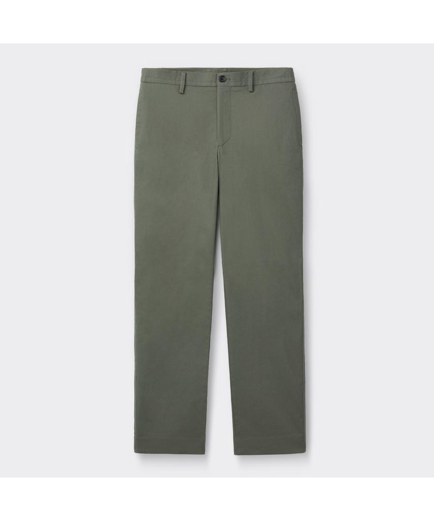Keoseuuteommellou Хаки Обычный крой Хлопковые брюки C9Pam26102Khx