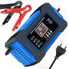 12 В 6 А Зарядное устройство для автомобилей и мотоциклов, умное зарядное устройство для аккумуляторов LiFePO4, свинцово-кислотных, AGM, GEL, PB, 14,6 В 6 А, восстановление аккумулятора, цифровой дисплей