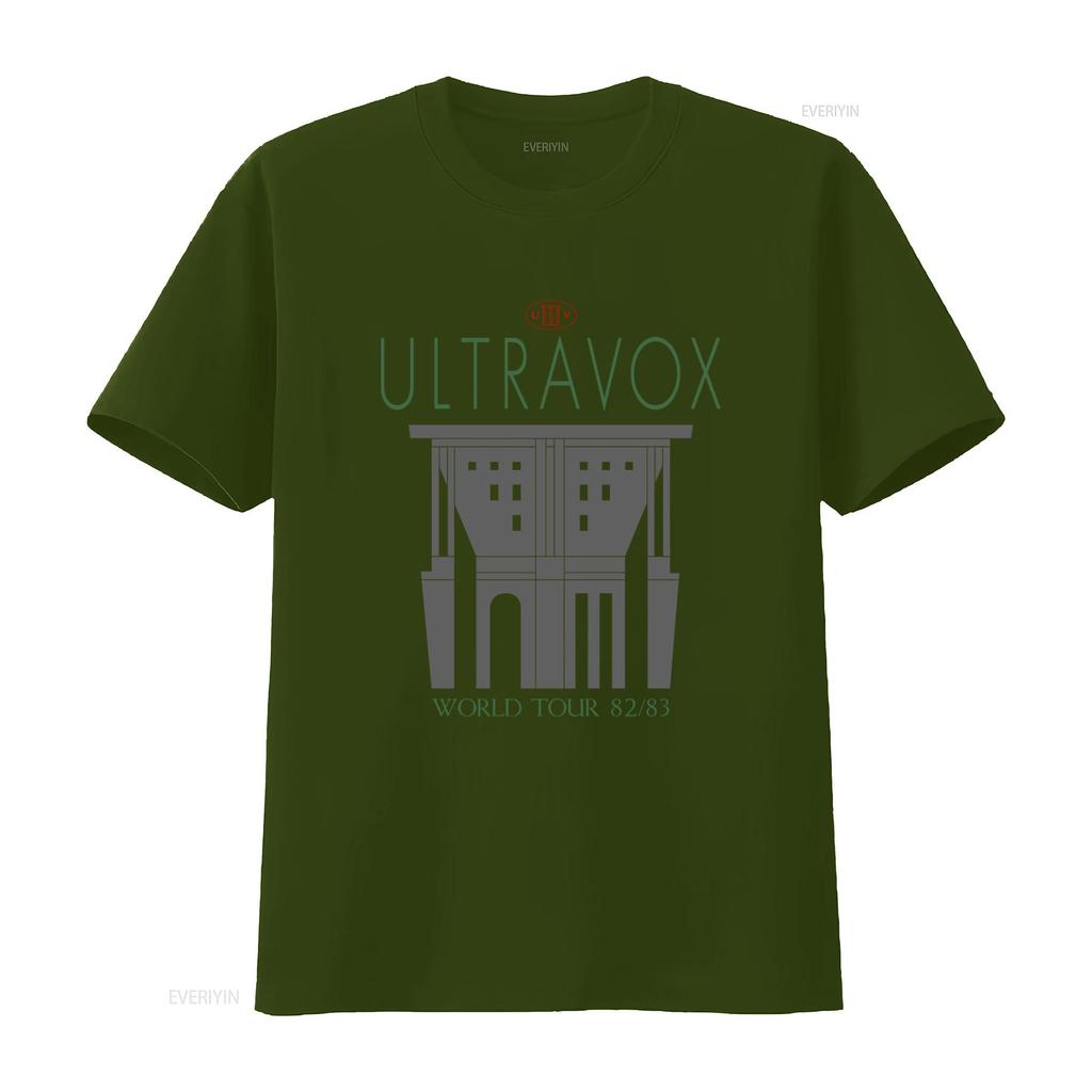 Vintage 1982 1983 Ultravox World Tour Concert T Shirt Heather Gray M L 80s New Wave Synthpop Band Merch vintage Washed homme