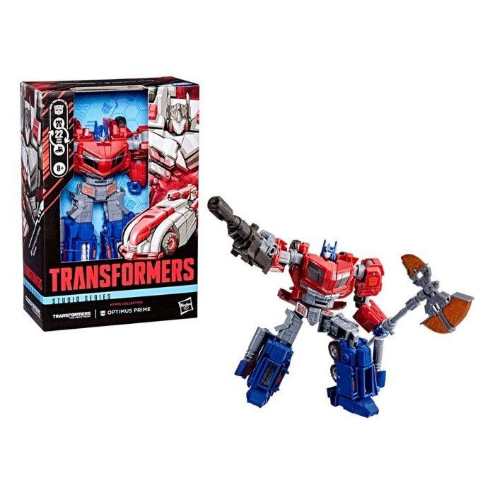 Hasbro - Transformers : War for Cybertron Studio Series Voyager Class - Figurine Optimus Prime 16 cm
