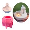 Animal Candlesticks Silicone Molds Frog Candle Holder Resins Molds DIY Gypsum Castings Mould for Table Decorations