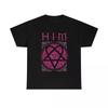 Heartagram Роза Him Band Черная футболка с коротким рукавом Полный размер S-5XL TT389 Унисекс футболка