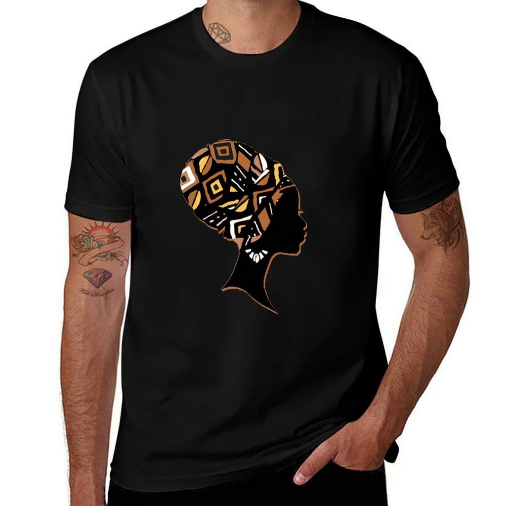 Lady Bogolan Tshirt Plus Size Gym Sports Tshirt