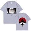 2026 Japanese Naruto Printed Tshirt Uchiha Itachi Anime Sports Top Loose Short Sleeve
