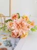 1PC Artificial Rose Flowers Wedding Home Bedroom Decor Bridal Bouquet Garden Fake Silk Dahlia Hydrangeas Vase for Board Outdoors
