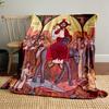 "The Entry of Christ Into Jerusalem"Flannel Blanket for Bedroom, Living Room, Sofa, and Nap