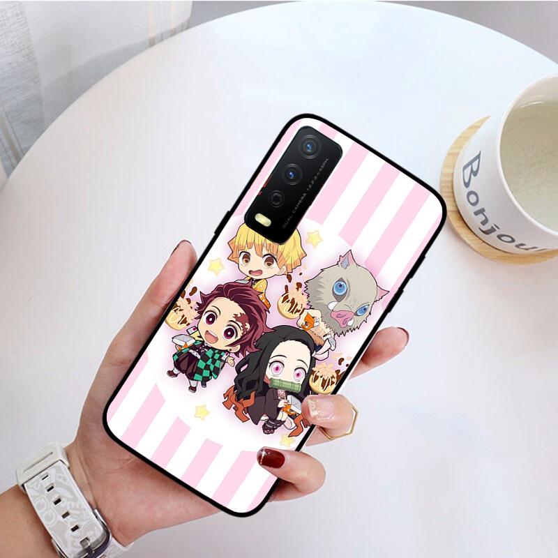 Убийца демонов Кимецу Но Яиба милый чехол для телефона VIVO Y31 Y21 Y70 Y21S Y20 Y72 1907 Y12 Y11S Y53S Y33S Y55 Y76 Y51 Y15S Y01