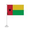 Drapeau - Mini Drapeau Ventouse - Guinée-Bissau - 20 X 30 Cm - Polyester - Impression Recto/Verso