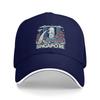 Summer Singapore Marina Bay Sands Gardens by the Bay Merlion Statue Baseball Cap  Hunting Camping yk Retro DIY Sun Trucker Hat