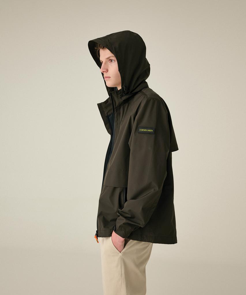 Corner Green Hybrid Golf Rain Jacket [Khaki] Mgj33Kha