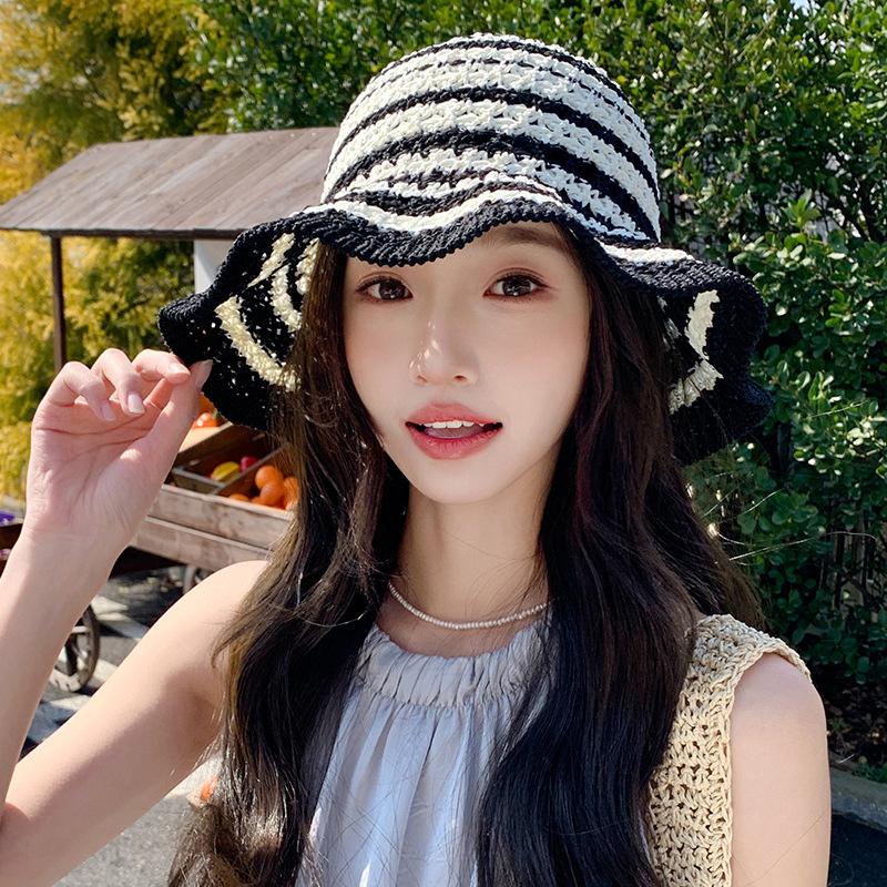 Sunscreen Hat Summer Breathable Hollow Sun Hat For Women Girls Sweet Uv Protection Sun Hat Travel Foldable Fisherman Hat