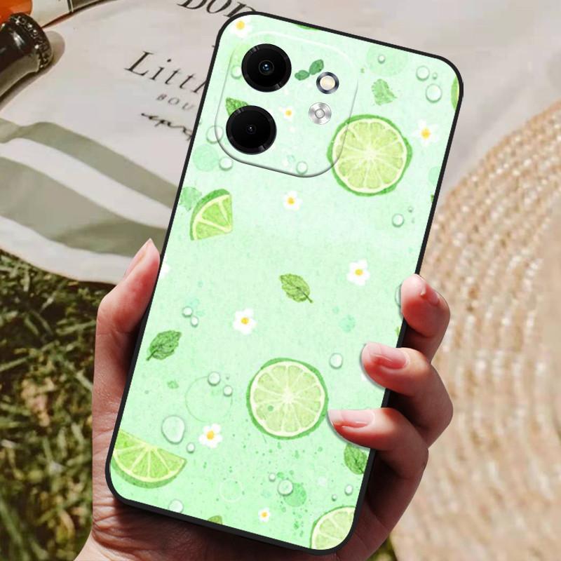 Для чехла Infinix Smart 9 X6532 Роскошный расписной телефон Силиконовая задняя крышка Для чехлов Infinix Hot 50i X6531 Защитный чехол Smart9