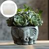 Cute Elephant Succulent Plant Flowerpot Resin Silicone Mold Pattern Relief Elephant Storage Box Mould Candle Cup Gypsum Molds