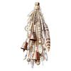 Vintage Copper Bell Wind Chimes Witch Door Decoration, Boho Sun Catchers, Retro Chime, Pentagram Star Moon Witchy Gift for Birthday Hanging