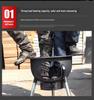 Портативная уличная дровяная печь с резьбовыми круглыми ножками - Новая модель