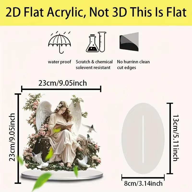 Акриловое украшение для столешницы мечети на праздник Ид - графический дизайн 2D - для дома и витрин, идеальный подарок на Рамадан и Пасху.