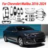 Для Chevrolet Malibu XL 2016-2024 Автомобильные Аксессуары для Интерьера Панель Держателя Стакана Рычага Переключения Передач из Углеродного Волокна Наклейка на Отделку Подъемника Окна