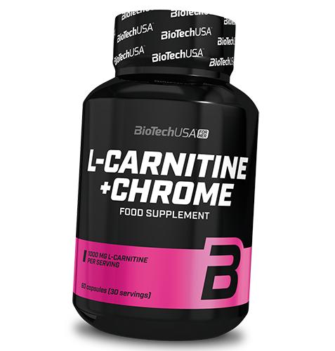 Carnitine Tartrate with Chromium, L-Carnitine+Chrome, BioTech (USA)  (02084027)