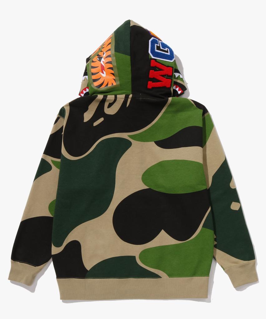 Худи на молнии Mega Abc Camo Double Shark Свободного кроя (M) зеленый