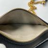 Б/у Сумка через плечо Anya Hindmarch черная кожа Женская
