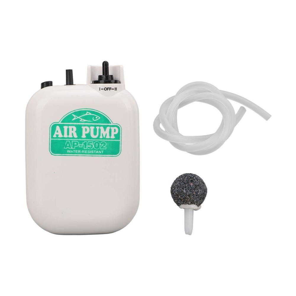 Battery Powered Oxygen Aquarium Air Pump with Hose Fish Aerator Pump Fish Transportation