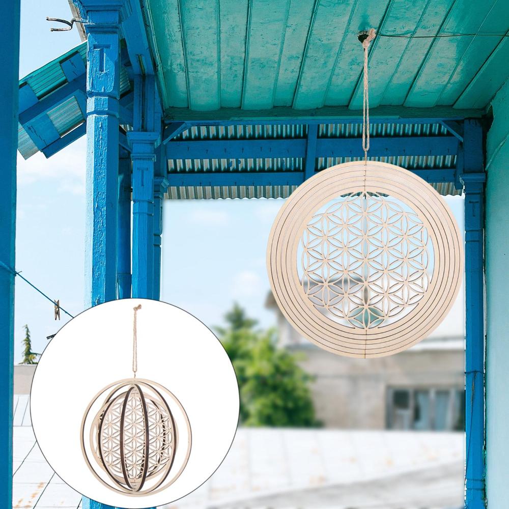 Flower of Life Shape Meditation Energy Flower Of Life Energy Mat Slice Wood Base Wooden Wall Sign